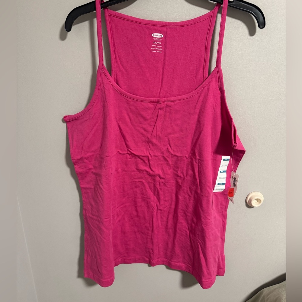 Old Navy Fuchsia Camisole & black camisole